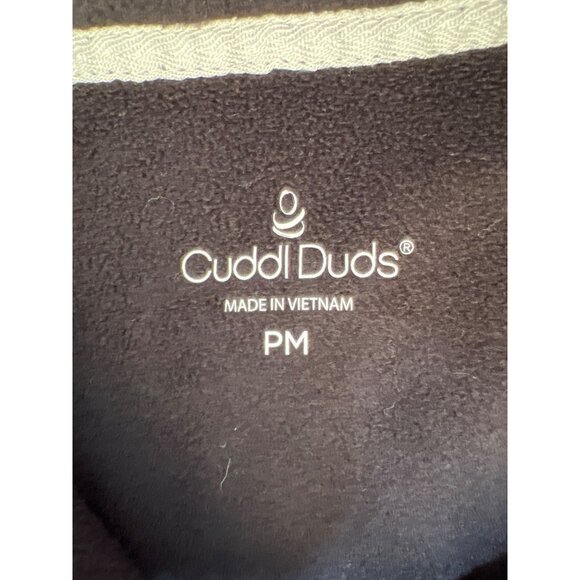 Cuddl Duds Petite PJ Set Size Medium Fleecewear Stretch Notch Collar Loungewear - Picture 4 of 11